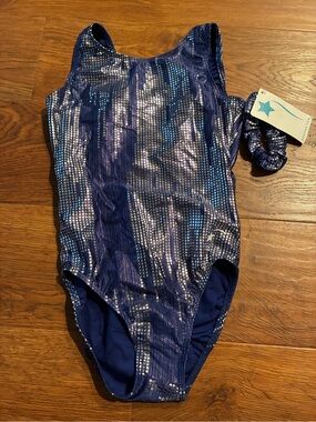New Destira gymnastics leotard size child large